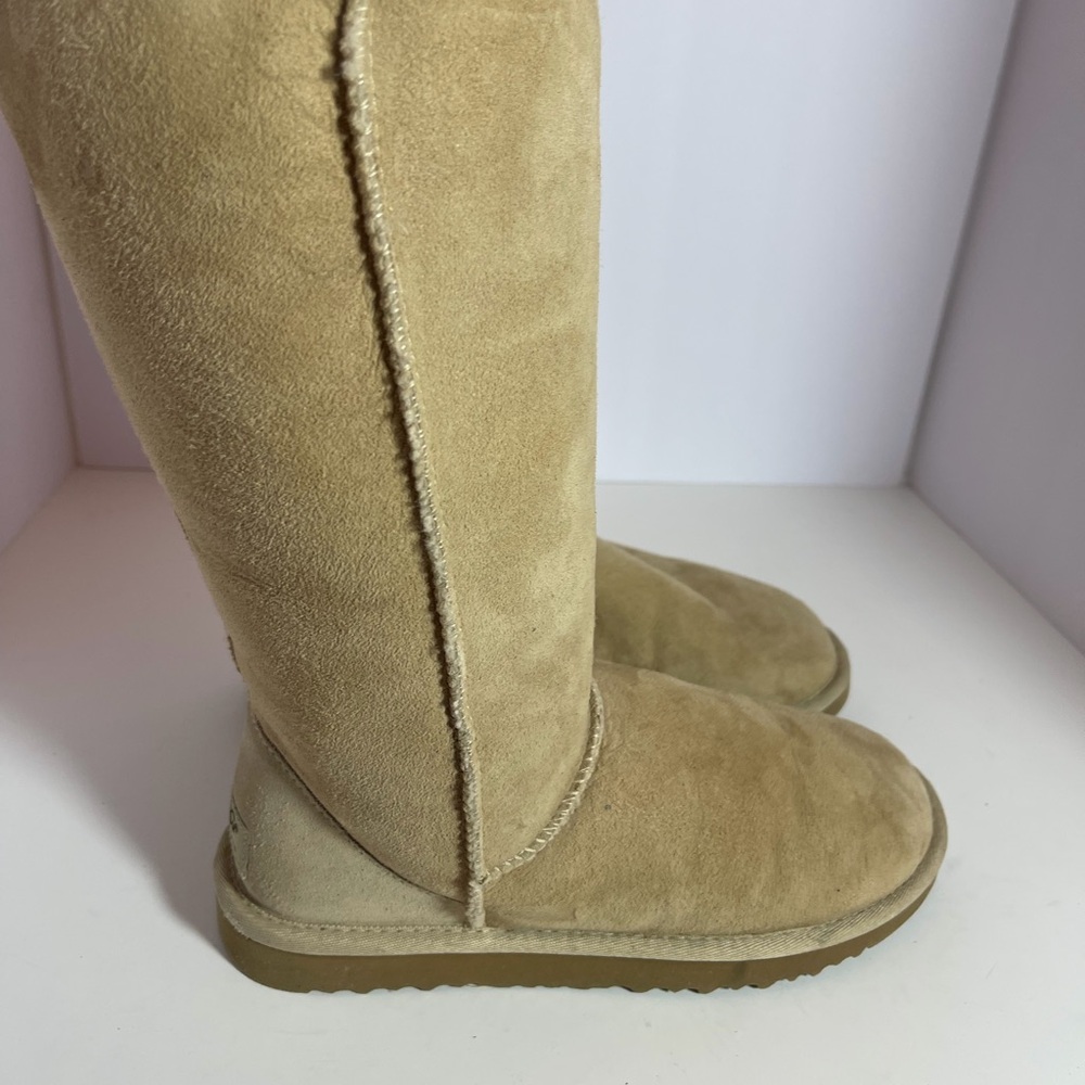 UGG Women's Beige Suede Winter Boots